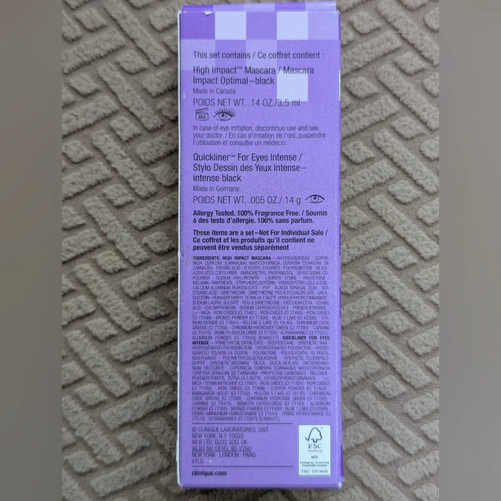 CLINIQUE Easy Eye Duo Set NIB